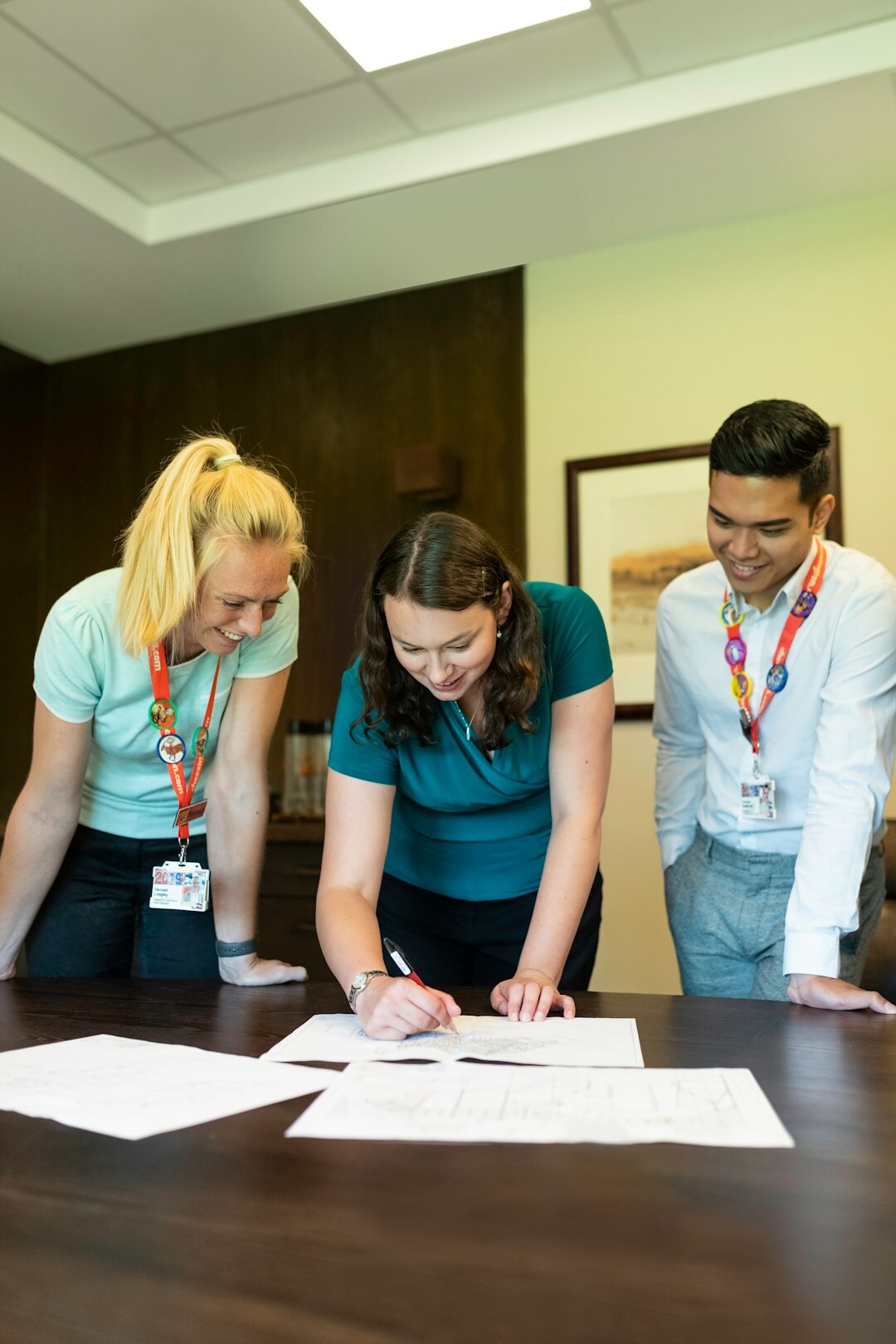 team of researchers collaborating