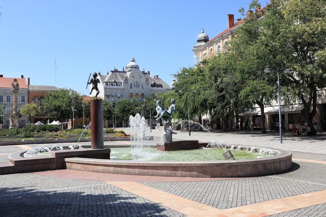 town square event setup