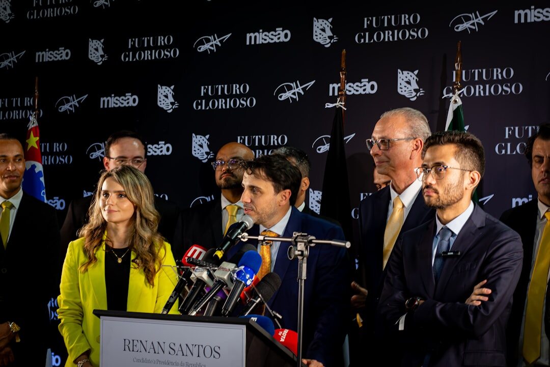 mayor at press conference